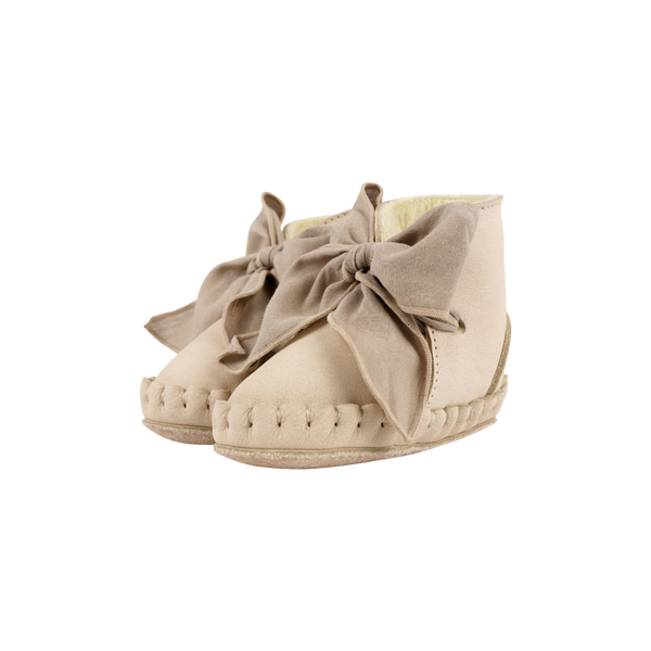 Pina Organza Booties | Powder Nubuck