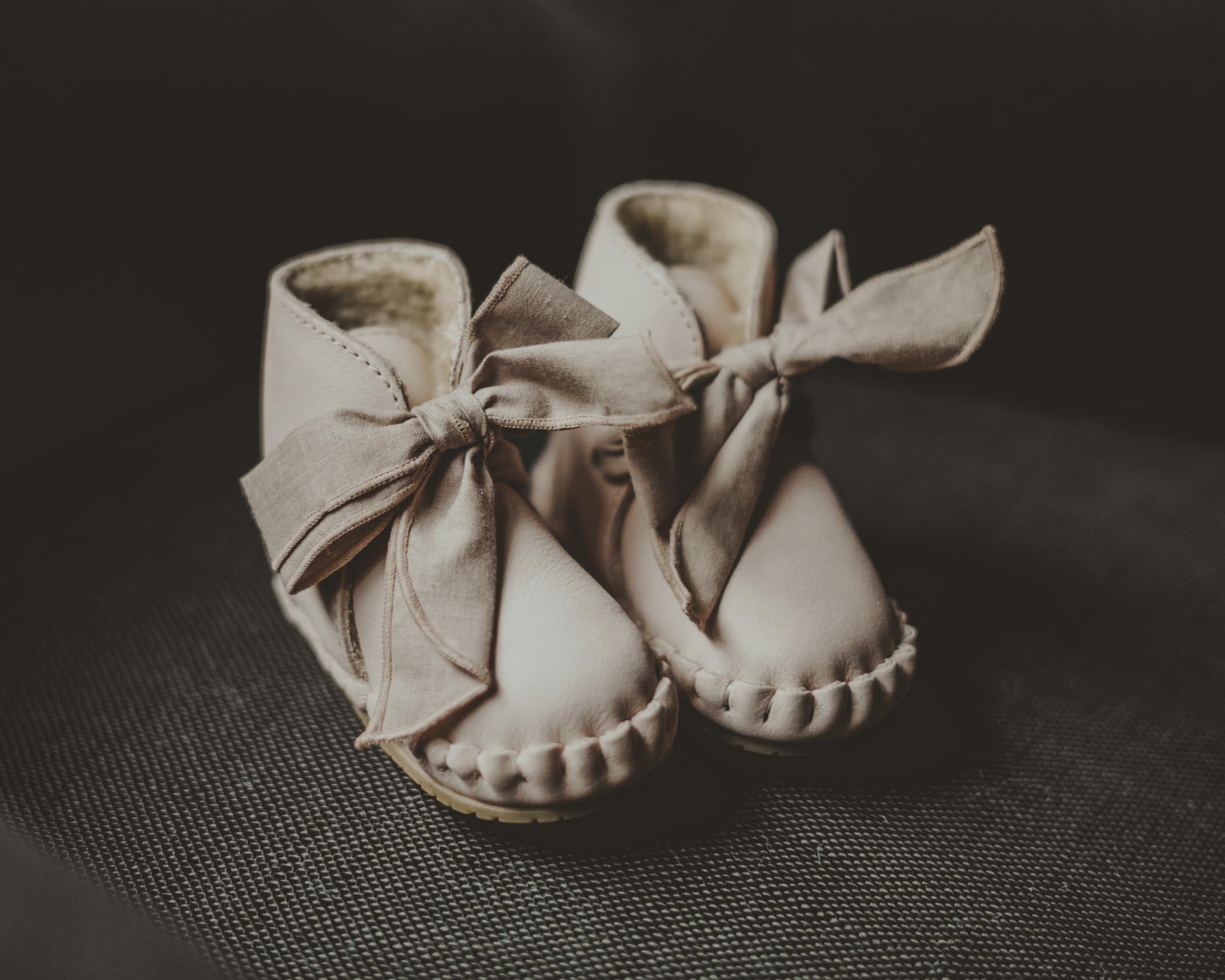 Pina Organza Booties | Powder Nubuck