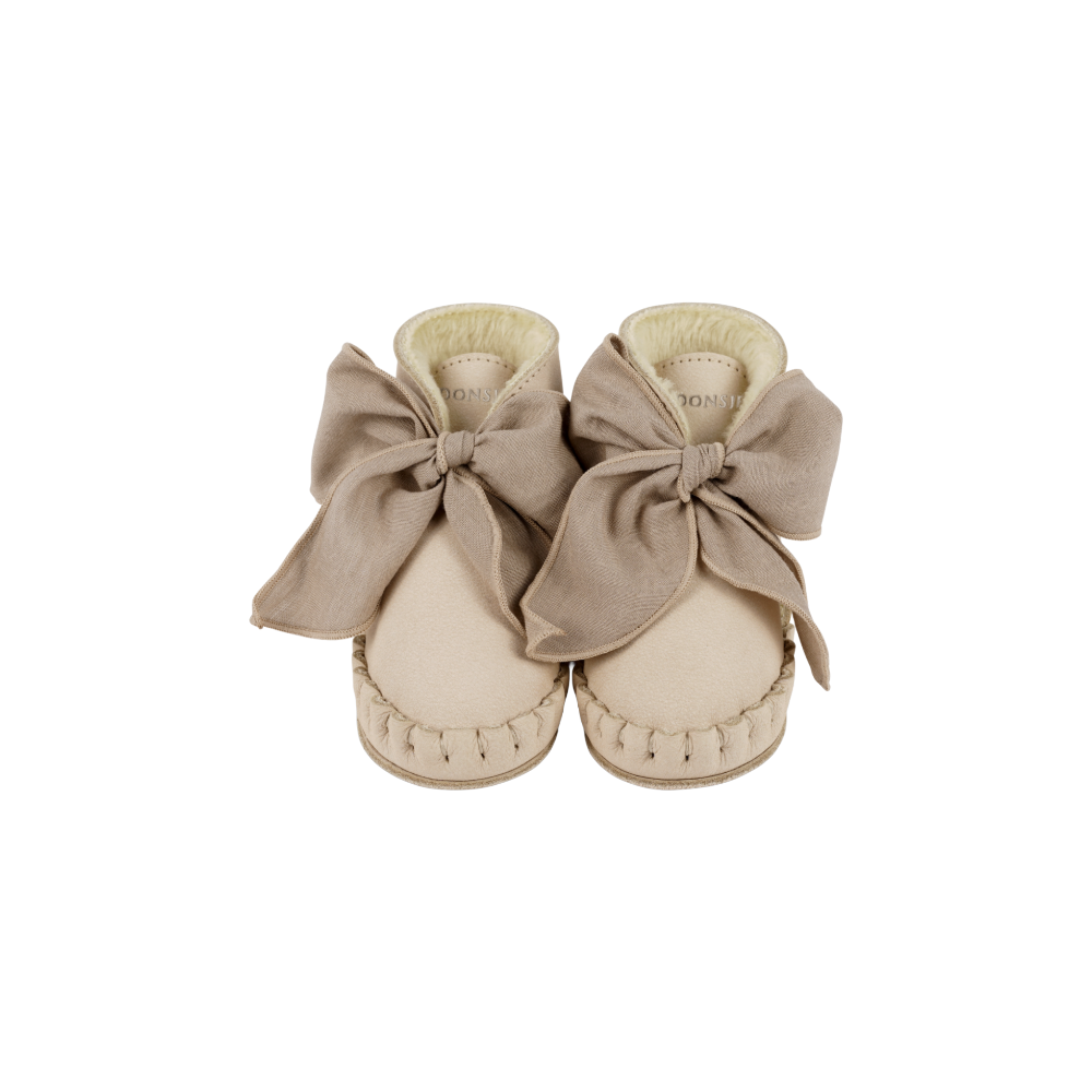 Pina Organza Booties | Powder Nubuck