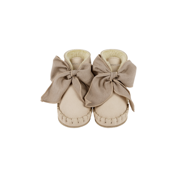 Pina Organza Booties | Powder Nubuck