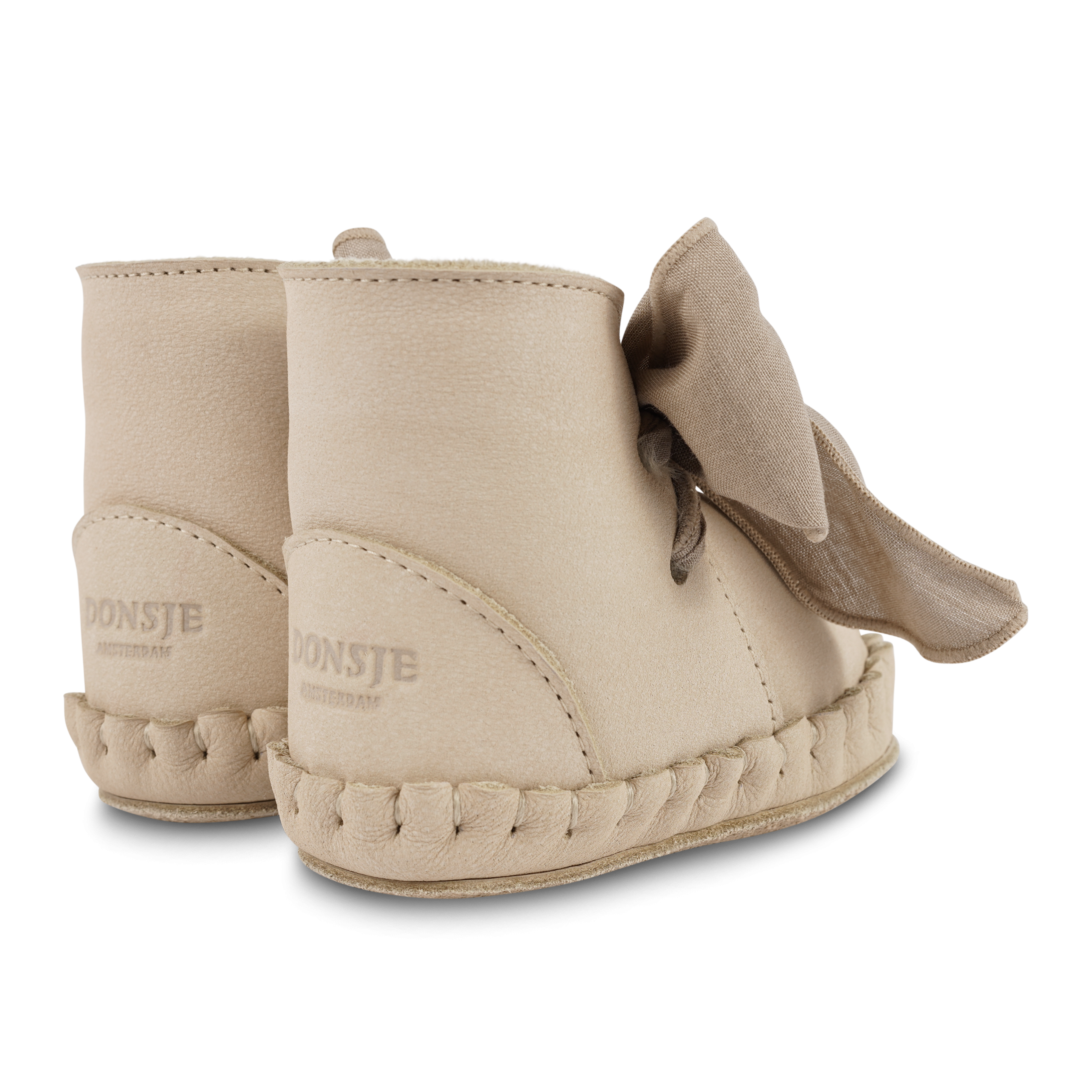 Pina Organza Booties | Powder Nubuck