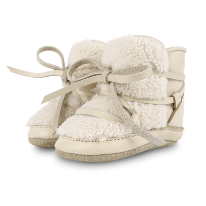 Cassi Booties | Cream Leather