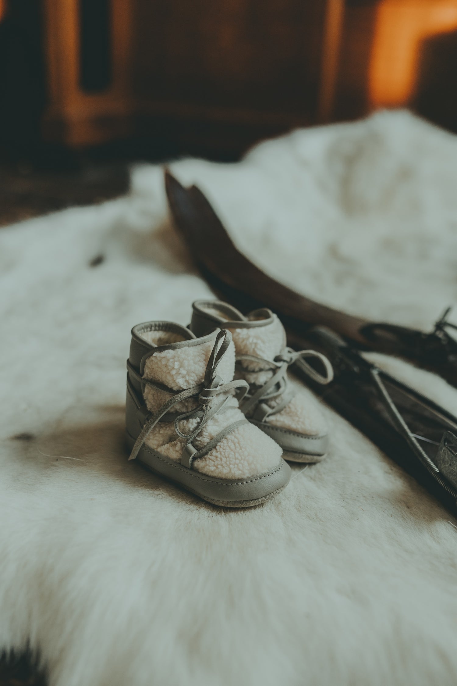 Cassi Booties | Light Stone Leather