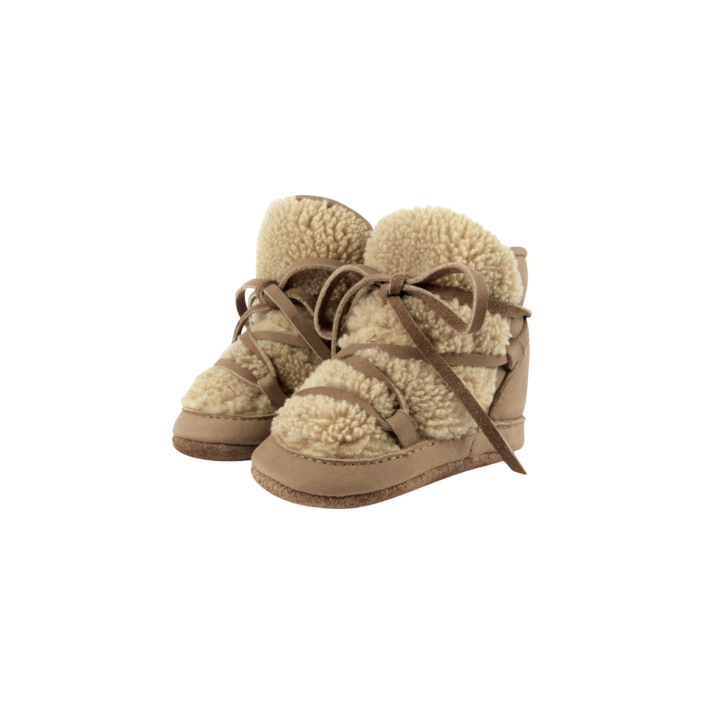 Cassi Booties | Truffle Nubuck