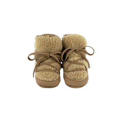 Cassi Booties | Truffle Nubuck