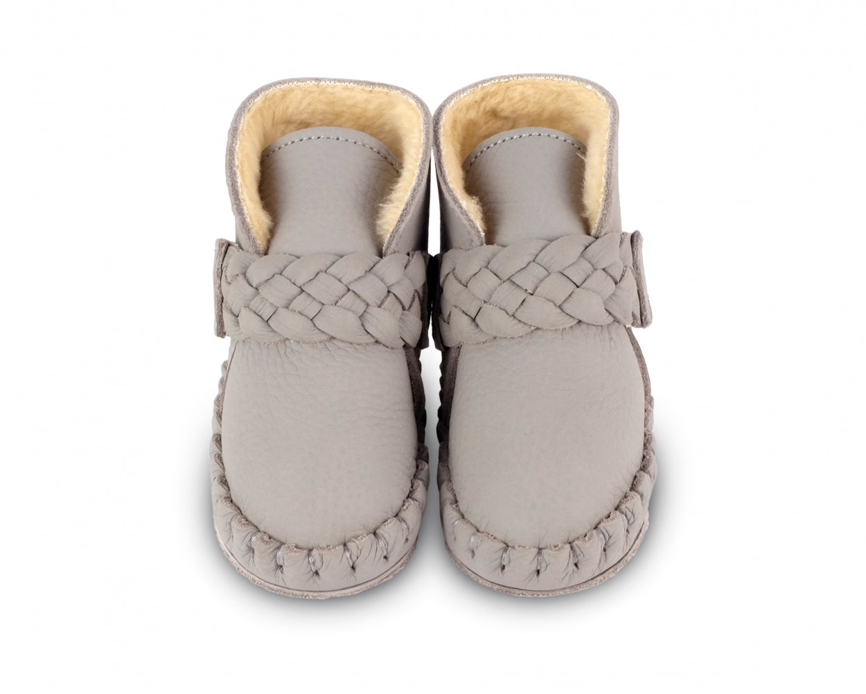 Mace Booties | Elephant Grey Leather