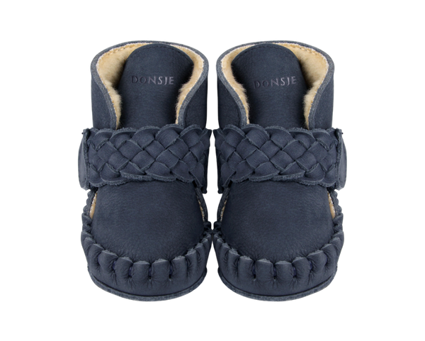 Mace Booties | Navy Nubuck