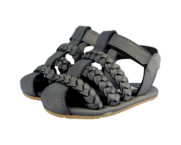 Pam Sandals | Blue Stone Leather