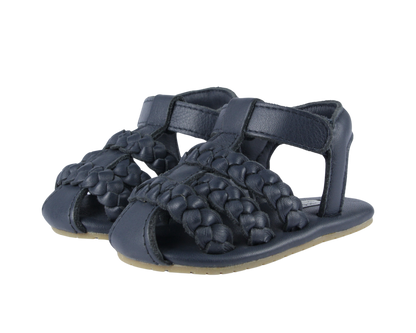 Pam Sandals | Navy Leather