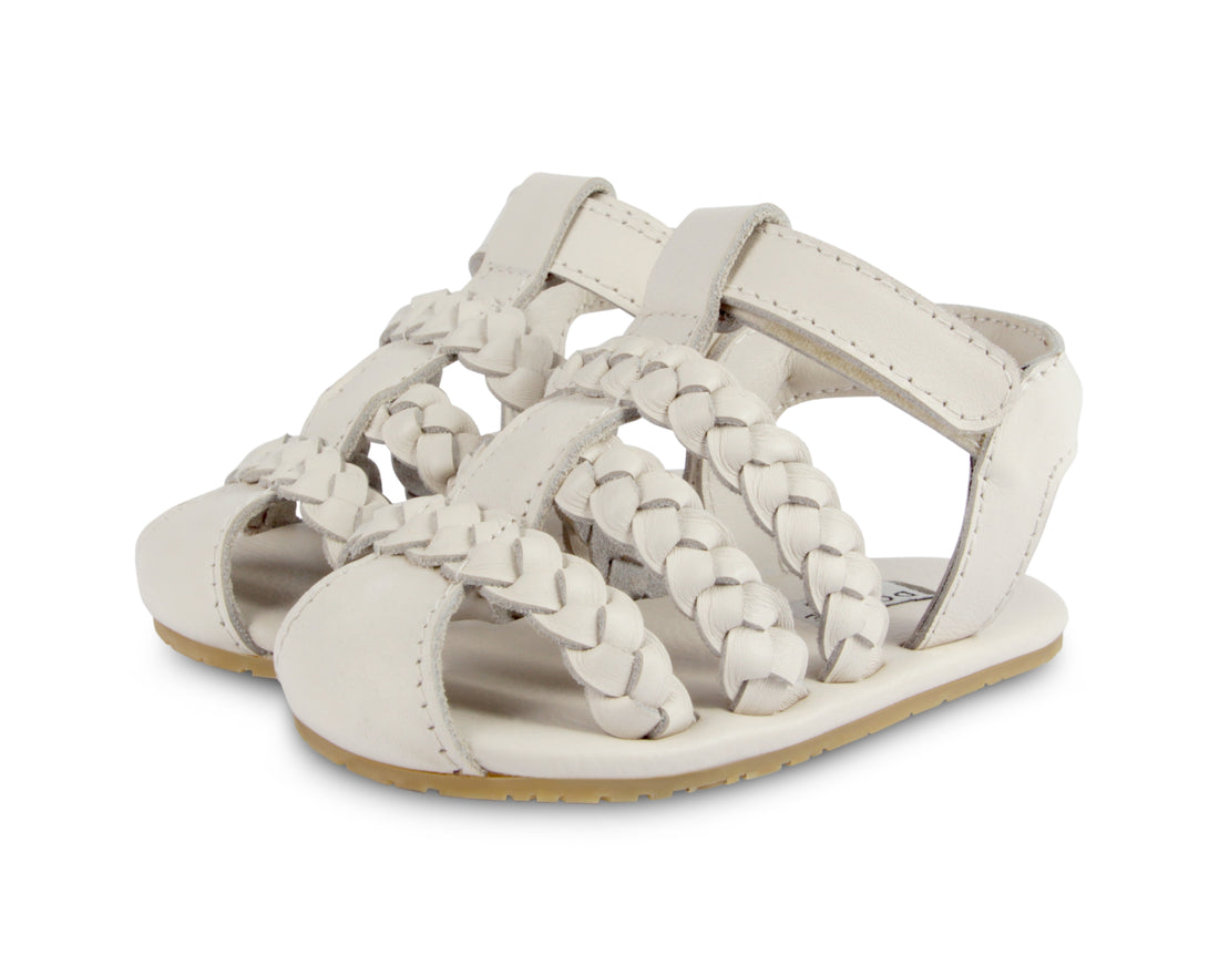 Pam Sandals | Off White Leather