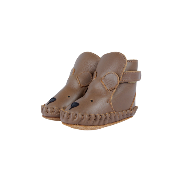 Kapi Classic Booties | Bear | Cognac Classic Leather