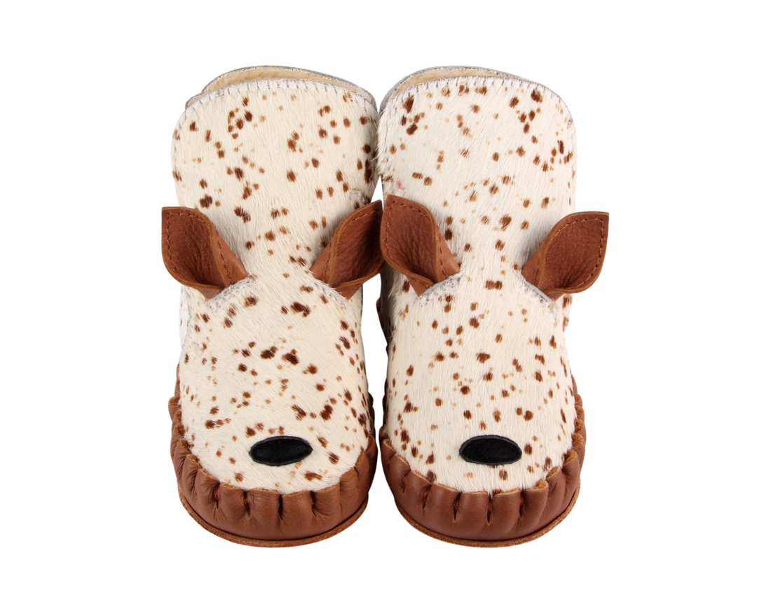 Kapi Exclusive Booties | Bambi | Bambi Spotted Cow Hair