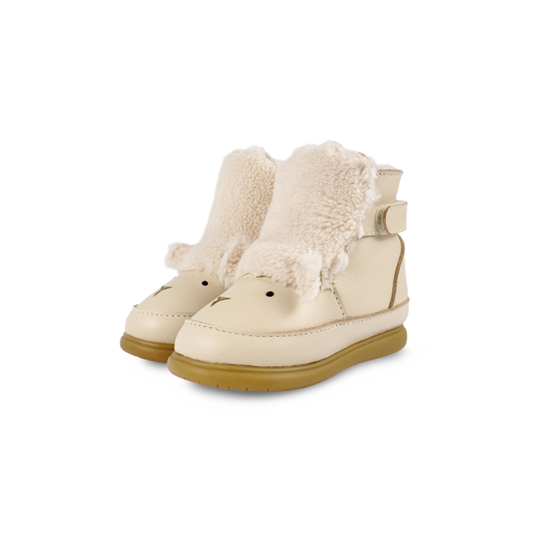 Dubu Exclusive Shoes | Lammy | Cream Leather