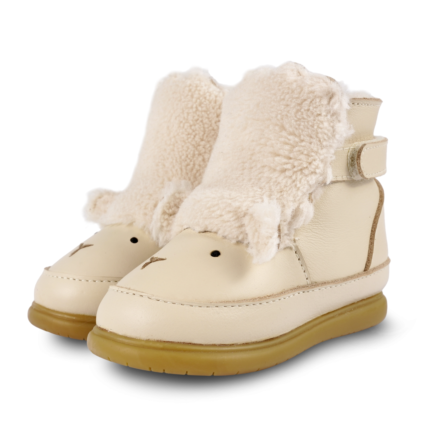 Dubu Exclusive Shoes | Lammy | Cream Leather