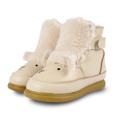 Dubu Exclusive Shoes | Lammy | Cream Leather