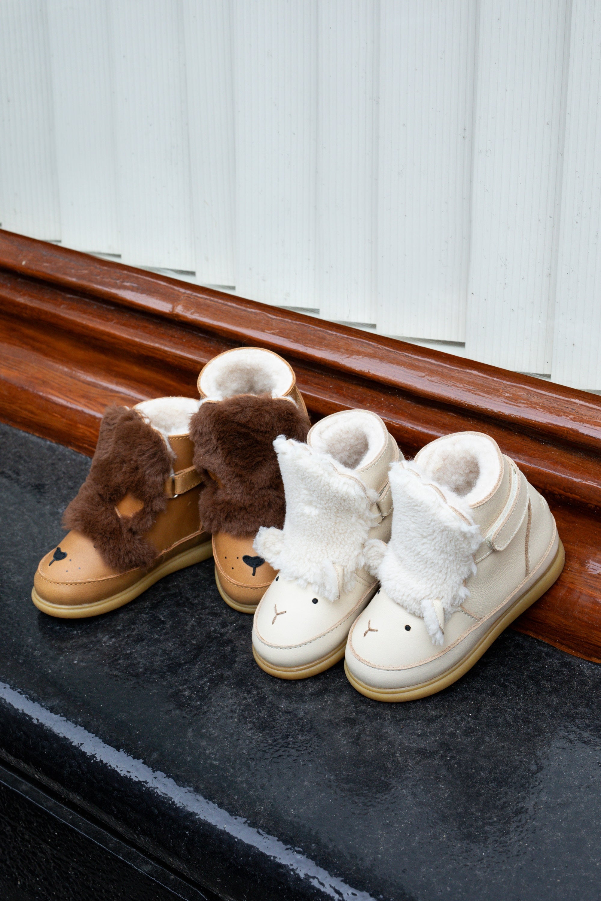 Kapi Exclusive Booties | Leo | Camel Classic Leather