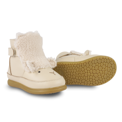 Dubu Exclusive Shoes | Lammy | Cream Leather