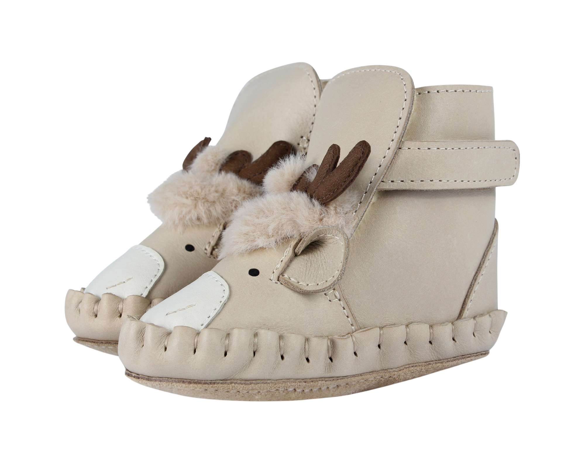 Kapi Exclusive Booties | Reindeer | Ivory Classic Leather