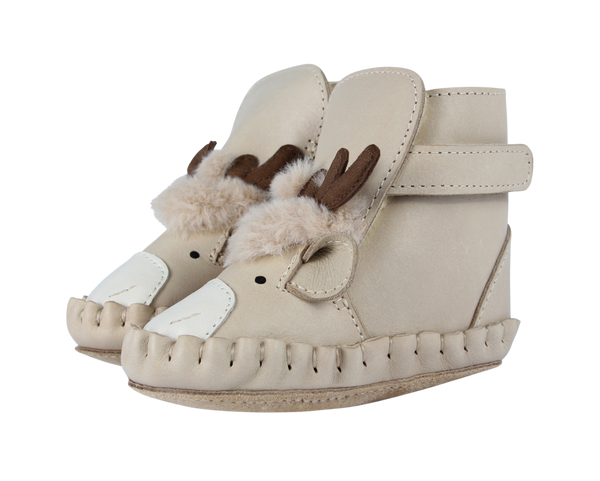 Kapi Exclusive Booties | Reindeer | Ivory Classic Leather