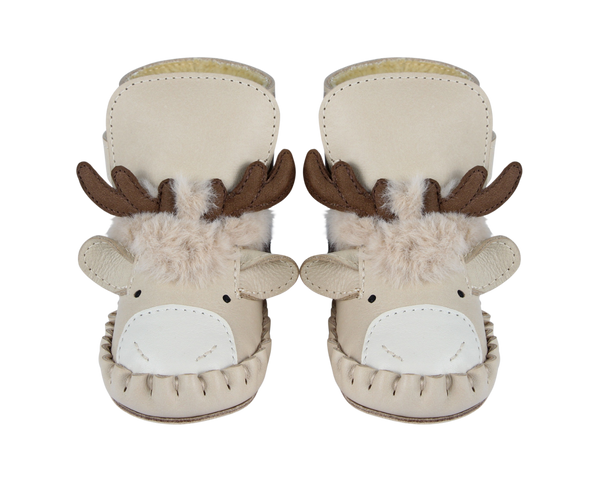 Kapi Exclusive Booties | Reindeer | Ivory Classic Leather
