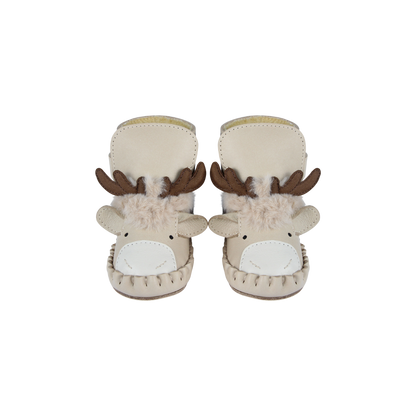 Kapi Exclusive Booties | Reindeer | Ivory Classic Leather