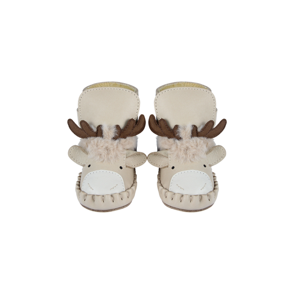 Kapi Exclusive Booties | Reindeer | Ivory Classic Leather