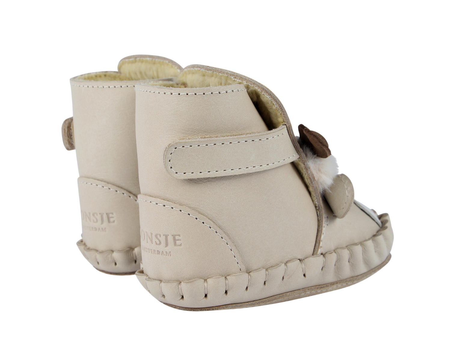 Kapi Exclusive Booties | Reindeer | Ivory Classic Leather