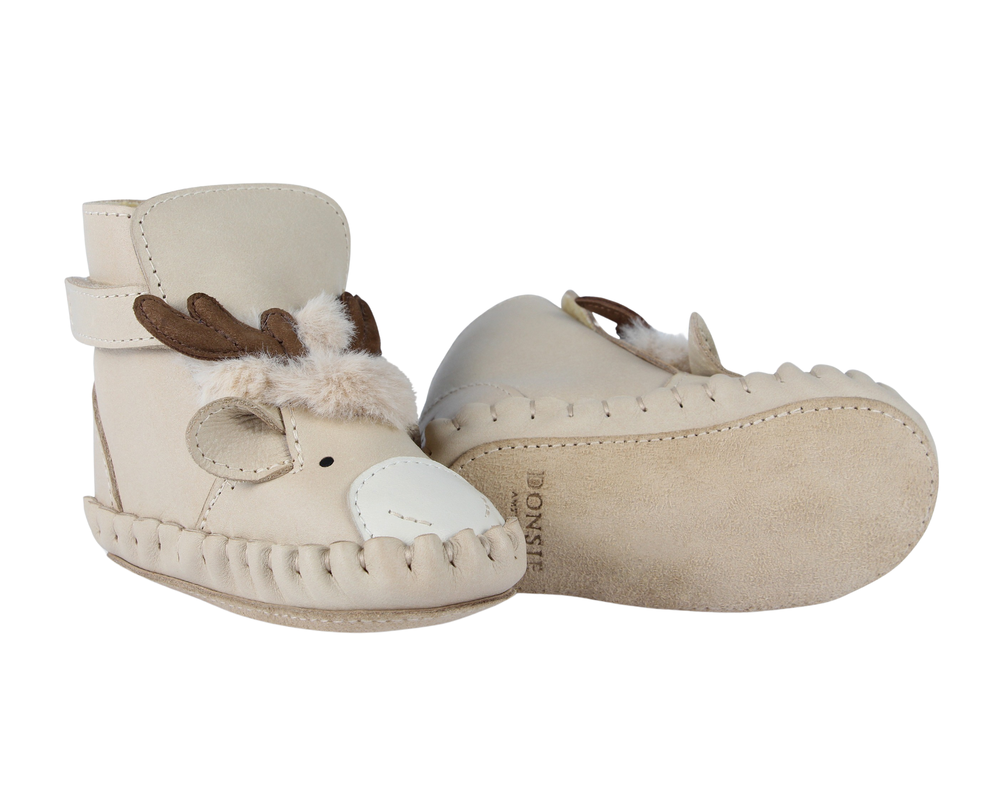 Kapi Exclusive Booties | Reindeer | Ivory Classic Leather