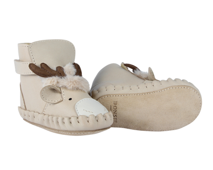 Kapi Exclusive Booties | Reindeer | Ivory Classic Leather