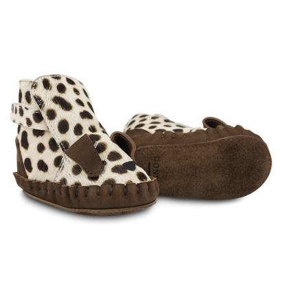 Kapi Exclusive Booties | Dalmatian | Black Spotted Cow Hair