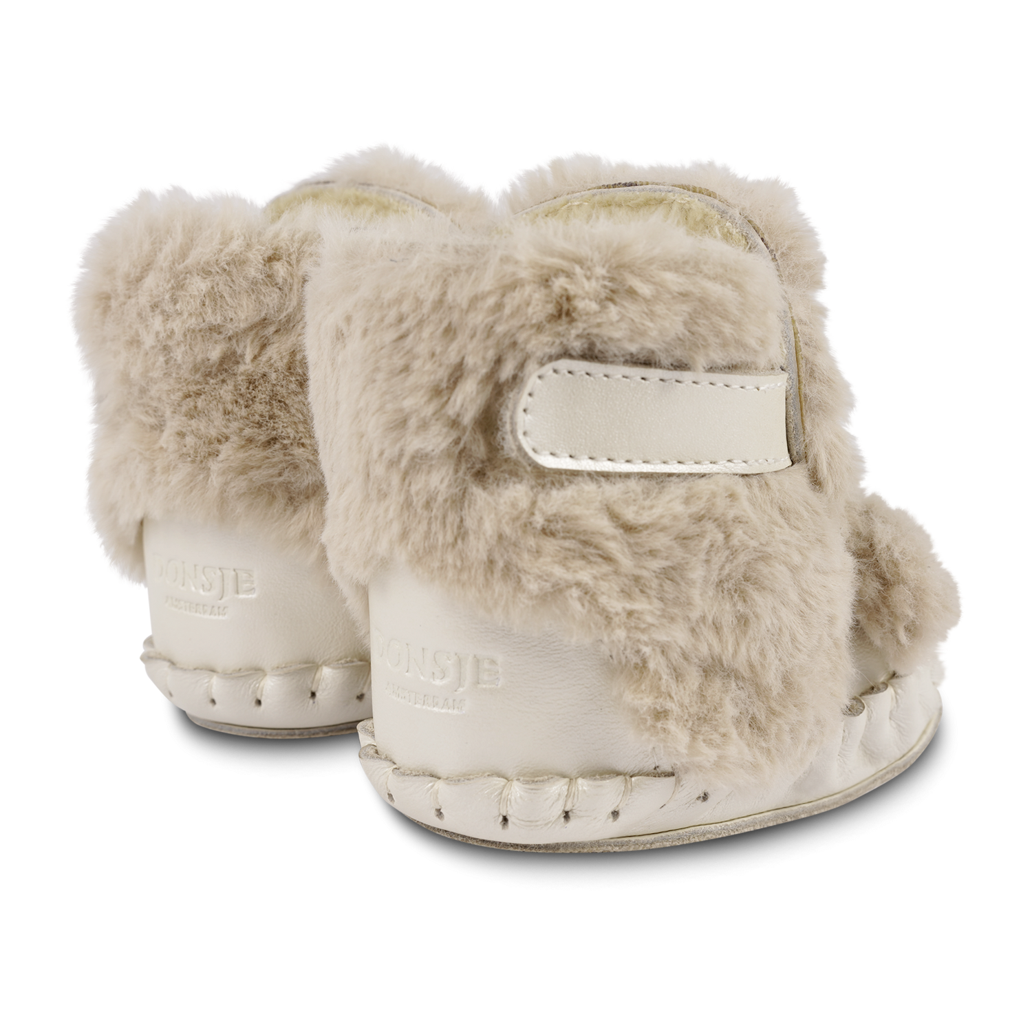 Kapi Exclusive Booties | Poodle | Light Beige Soft Faux Fur