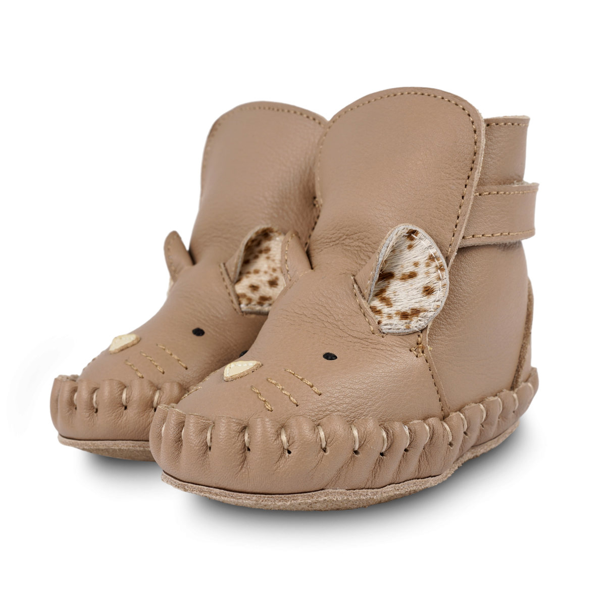 Kapi Exclusive Booties | Mouse | Praline Leather