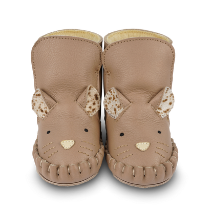 Kapi Exclusive Booties | Mouse | Praline Leather