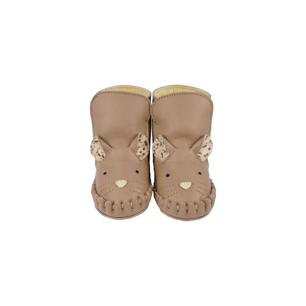 Kapi Exclusive Booties | Mouse | Praline Leather
