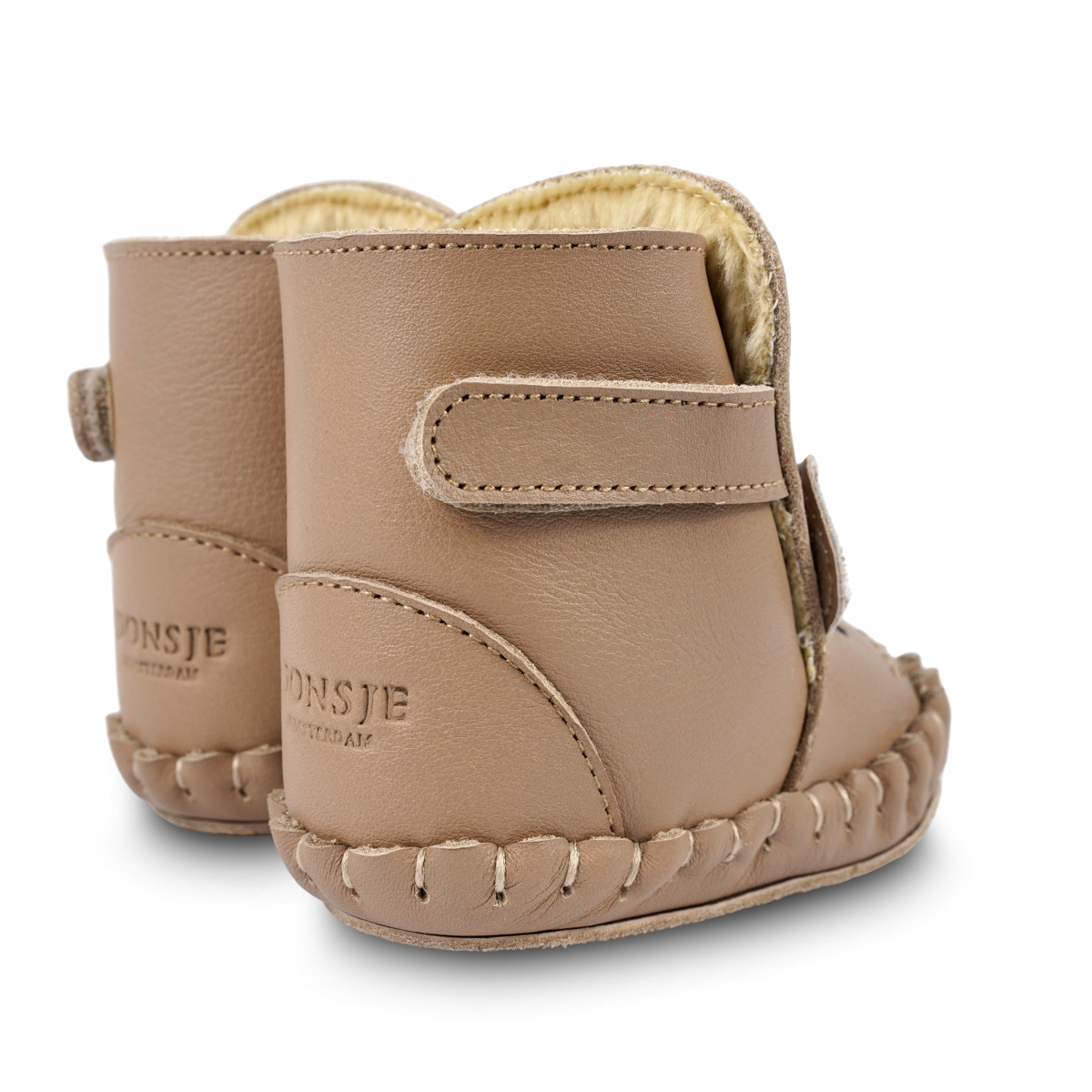 Kapi Exclusive Booties | Mouse | Praline Leather