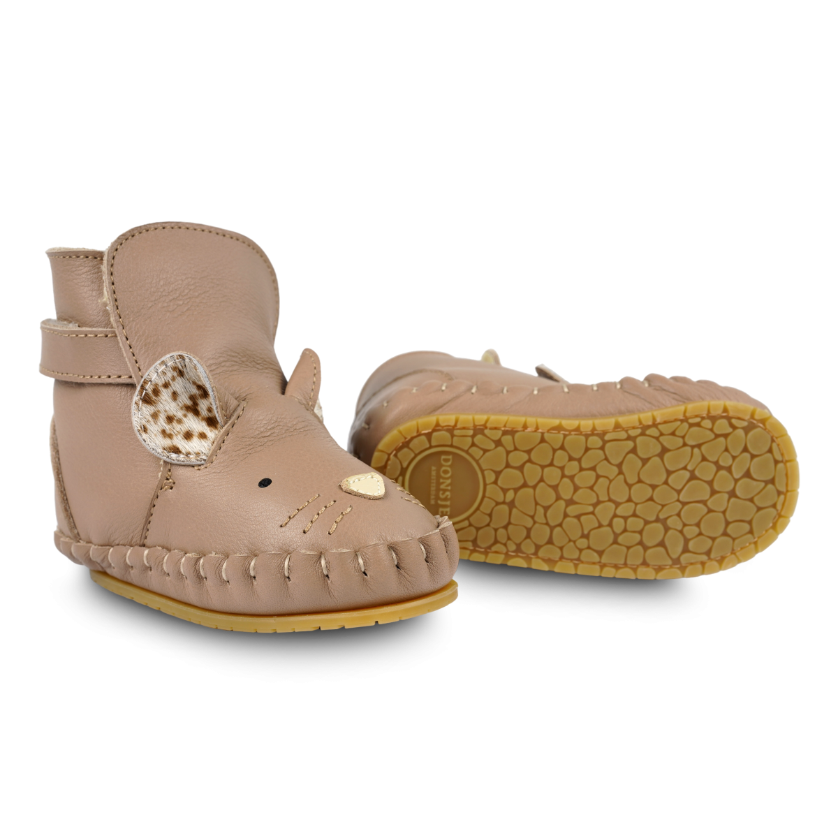 Kapi Exclusive Booties | Mouse | Praline Leather
