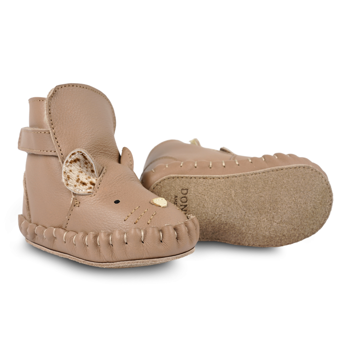 Kapi Exclusive Booties | Mouse | Praline Leather