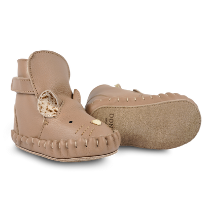 Kapi Exclusive Booties | Mouse | Praline Leather