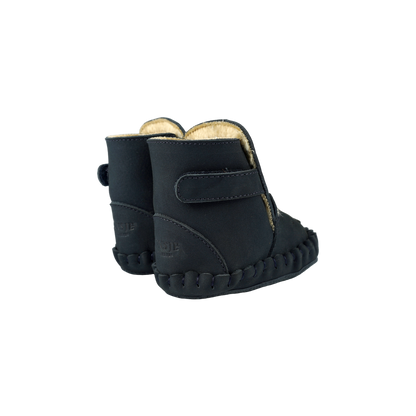 Kapi Exclusive Booties | Skunk | Navy Nubuck