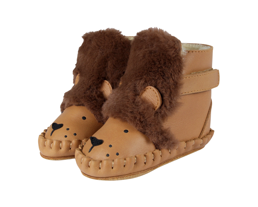 Kapi Exclusive Booties | Leo | Camel Classic Leather