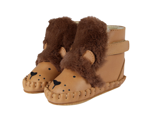Kapi Exclusive Booties | Leo | Camel Classic Leather