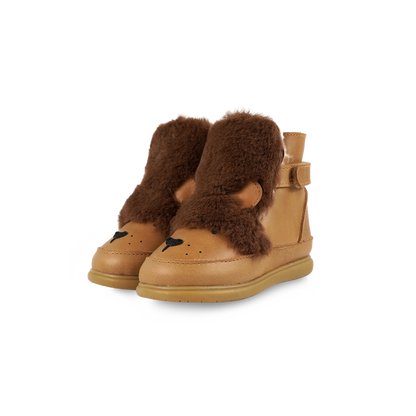 Kapi Exclusive Booties | Leo | Camel Classic Leather