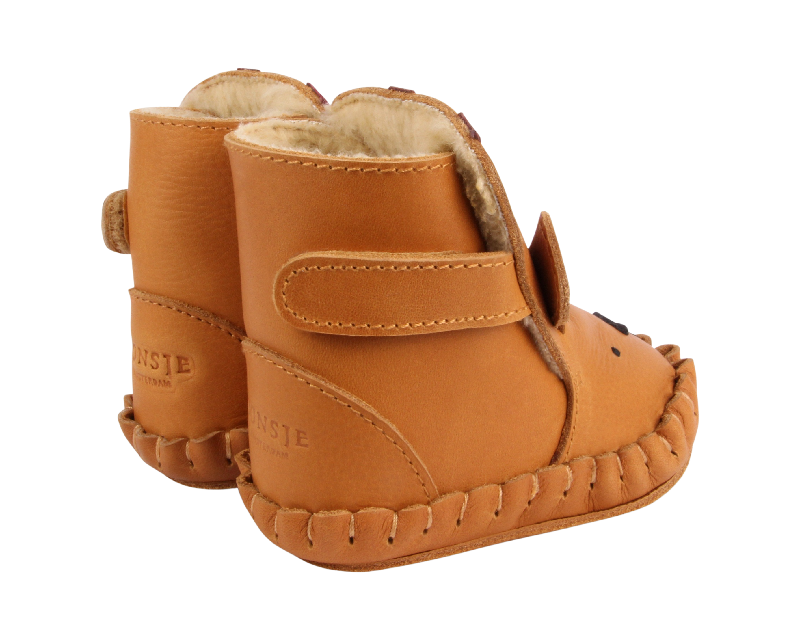 Kapi Classic Booties | Tiger | Camel Classic Leather