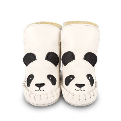 Kapi Classic Booties | Panda | Off White Leather