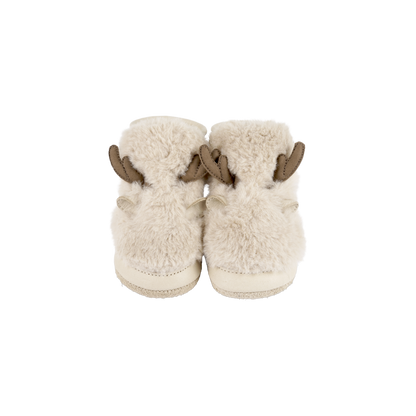 Richy Booties | Reindeer | Light Beige Soft Faux Fur