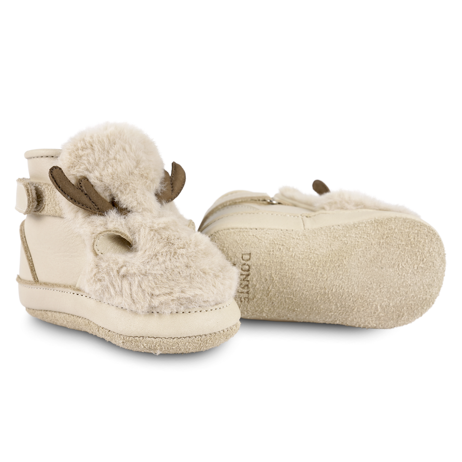 Richy Booties | Reindeer | Light Beige Soft Faux Fur