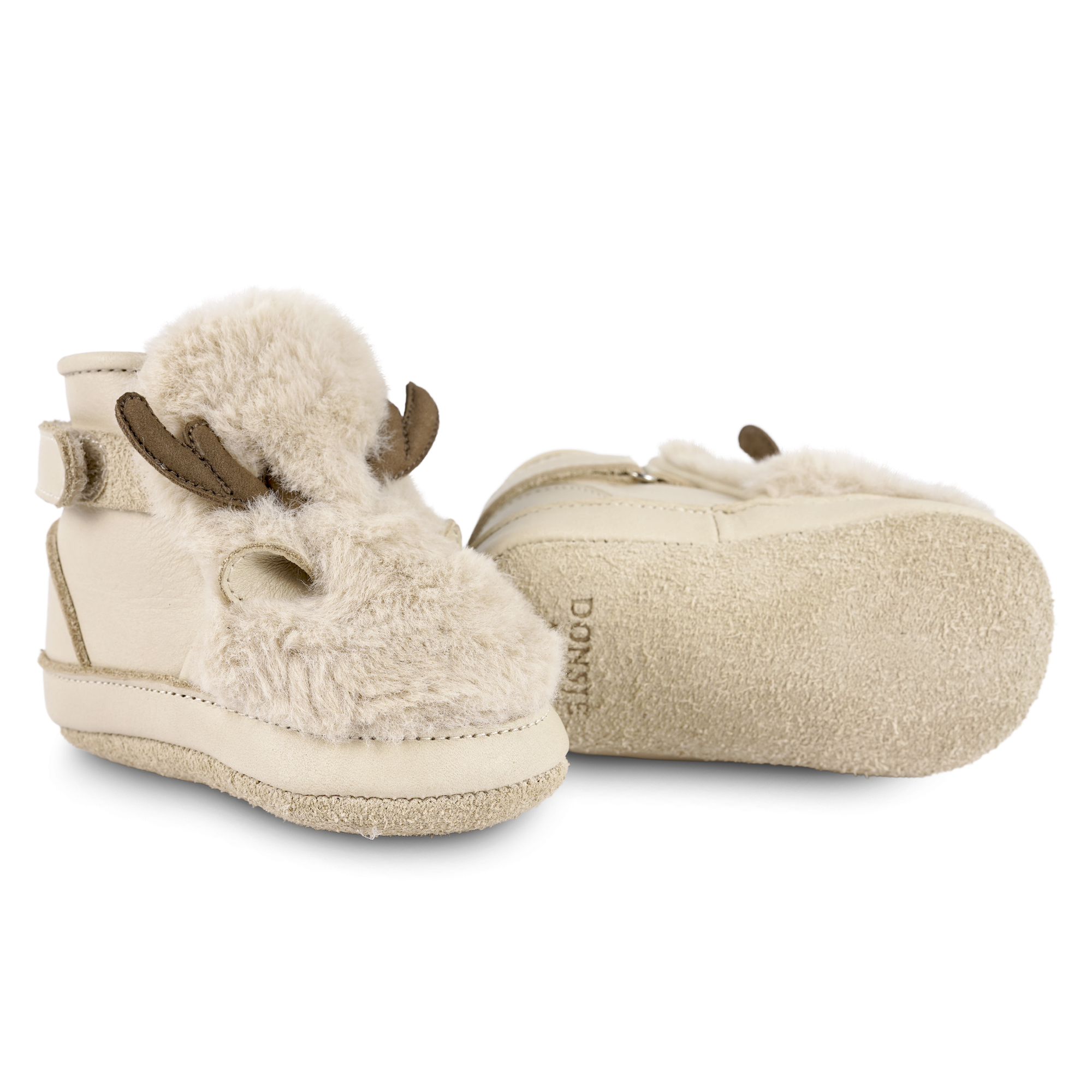 Richy Booties | Reindeer | Light Beige Soft Faux Fur