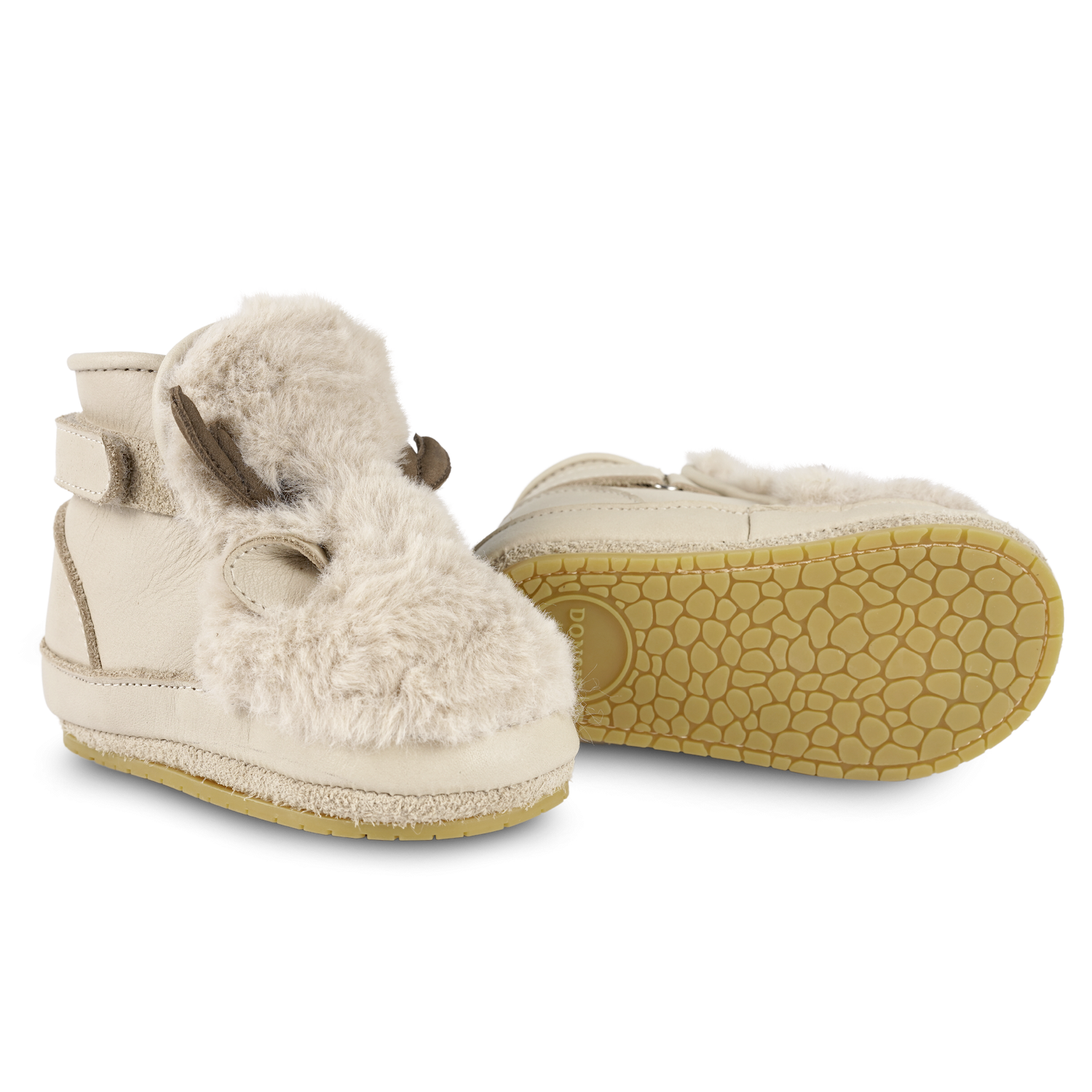 Richy Booties | Reindeer | Light Beige Soft Faux Fur