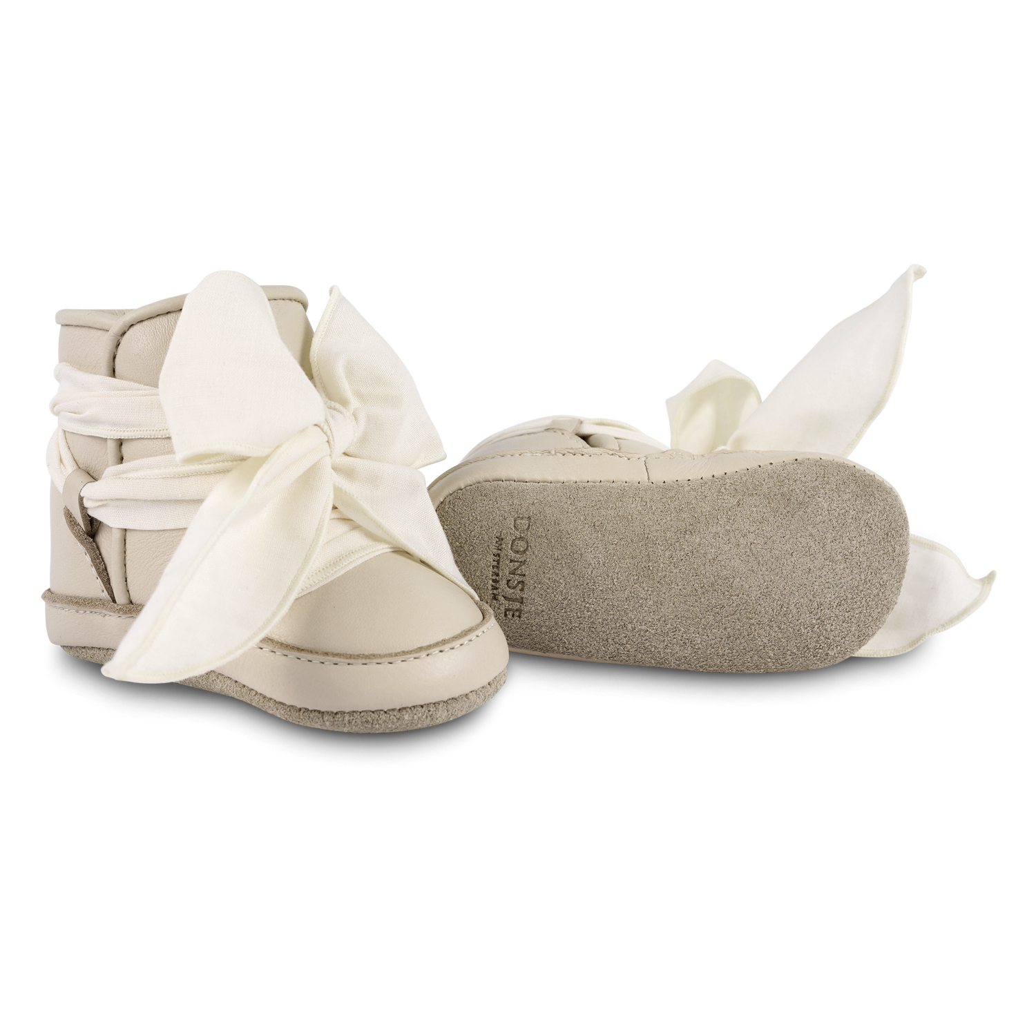 Anouk Booties | Cream Leather