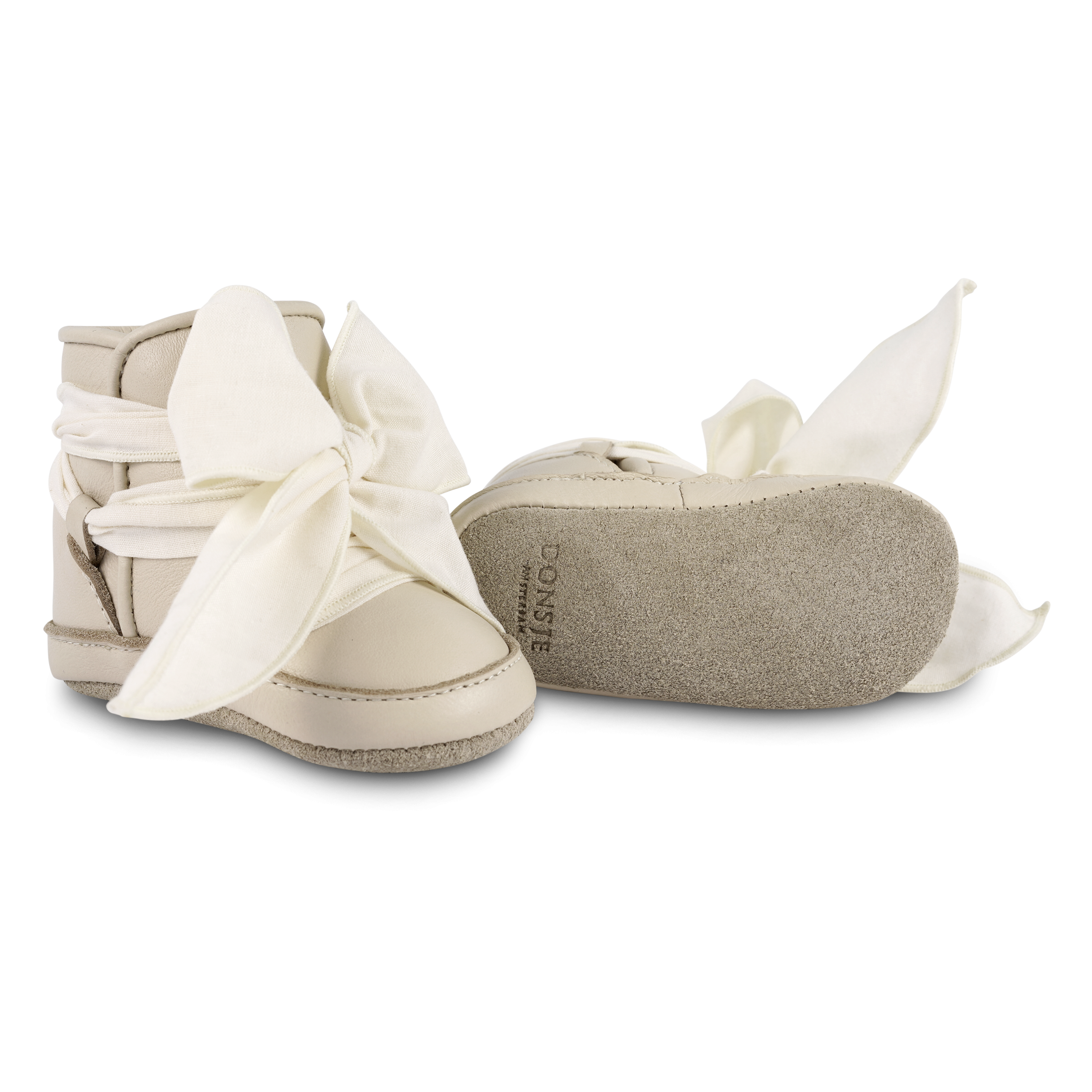 Anouk Booties | Cream Leather